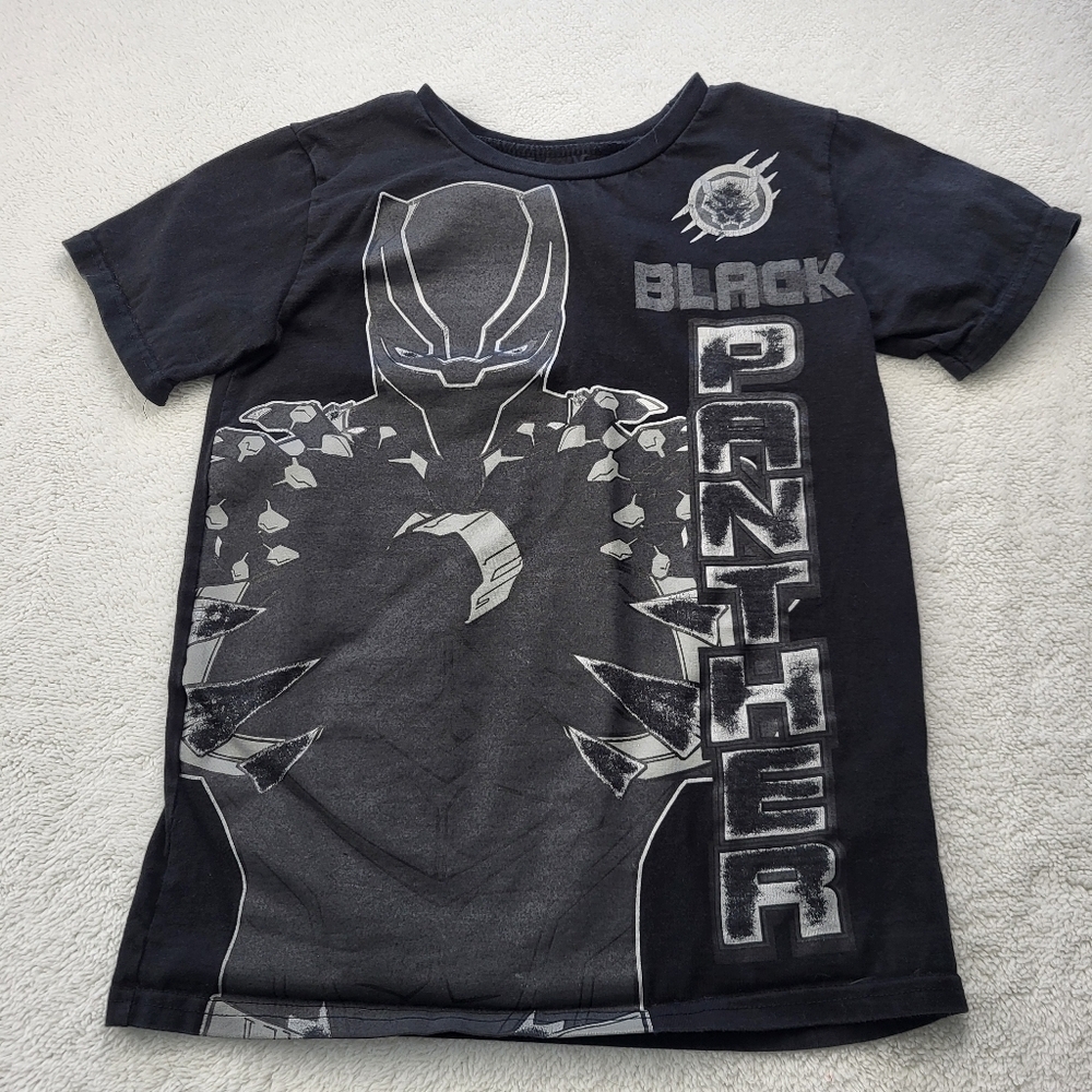 Avenger Black Panther Super Hero Teeshirt Youth Size 10/12 Color Black